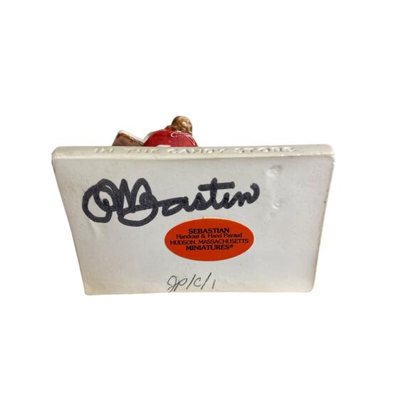 Sebastian Miniatures In the Candy Store Signed Figurine Vintage 6221 - Picture 7 of 8